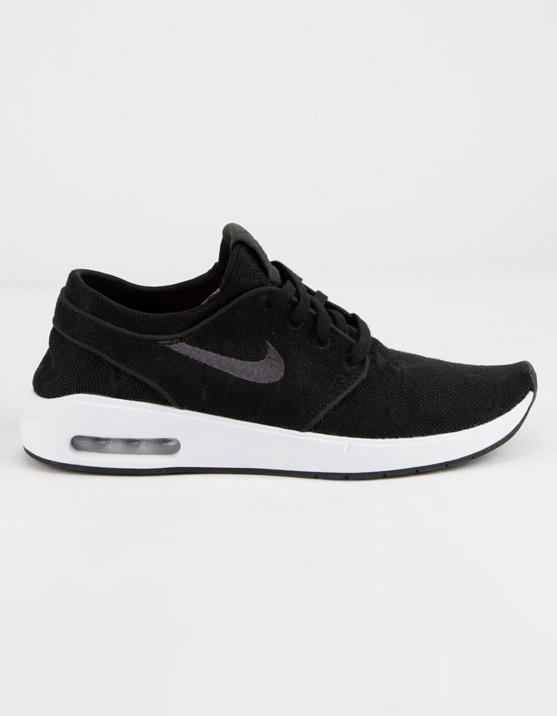 NIKE SB Stefan Janoski Max 2 Black & White Mens Shoes image number 0