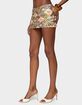 EDIKTED Naama Sequin Mini Skort image number 2