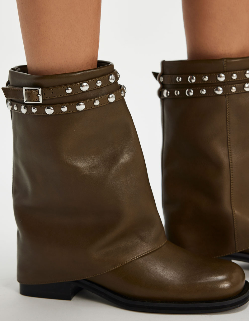 FREE PEOPLE Scorpio Studded Foldover Womens Boots image number 6