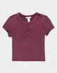 FULL TILT Star Stud Detail Girls Tee image number 1