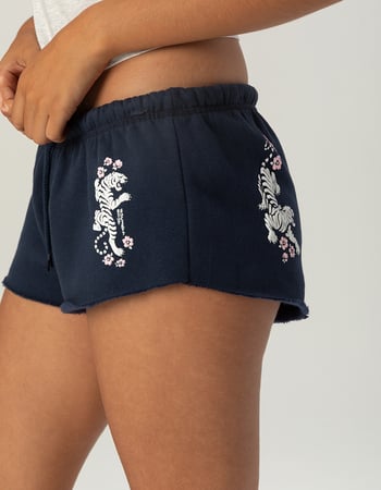 RIOT SOCIETY Tiger Womens Micro Shorts Alternative Image