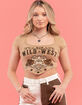 TRUEWRLD Wild West Womens Crop Tee image number 1