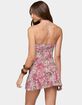 EDIKTED Tessa Floral Split Front Halter Top image number 3