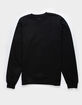 RSQ Mens Solid Crewneck Fleece Sweatshirt image number 2