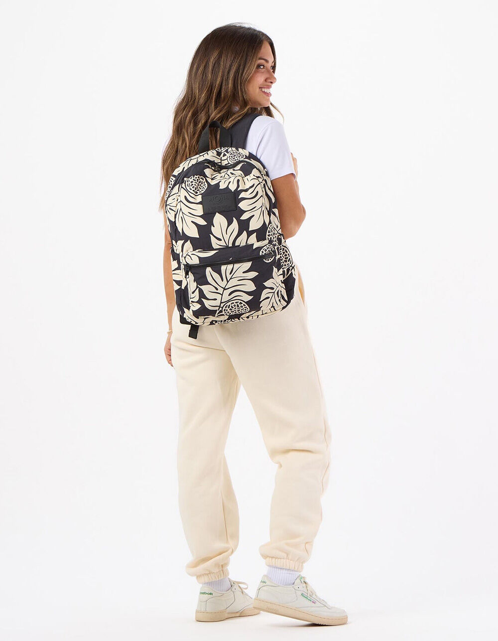 ALOHA Collection Holomua Keep It Light Backpack - SAND/BLACK - ONE