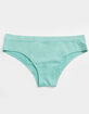 FULL TILT Seamless Cheeky Teal Green Panties image number 1