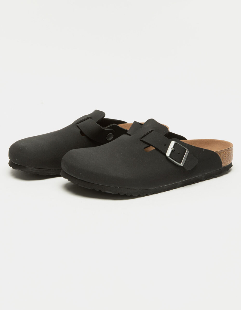 BIRKENSTOCK Mens Boston Vegan Black Clog image number 0