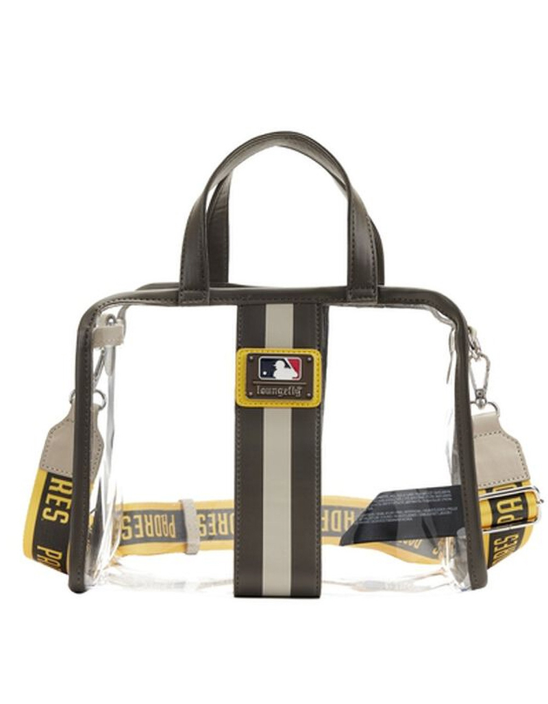 LOUNGEFLY x MLB SD Padres Stadium Crossbody Bag with Pouch image number 3
