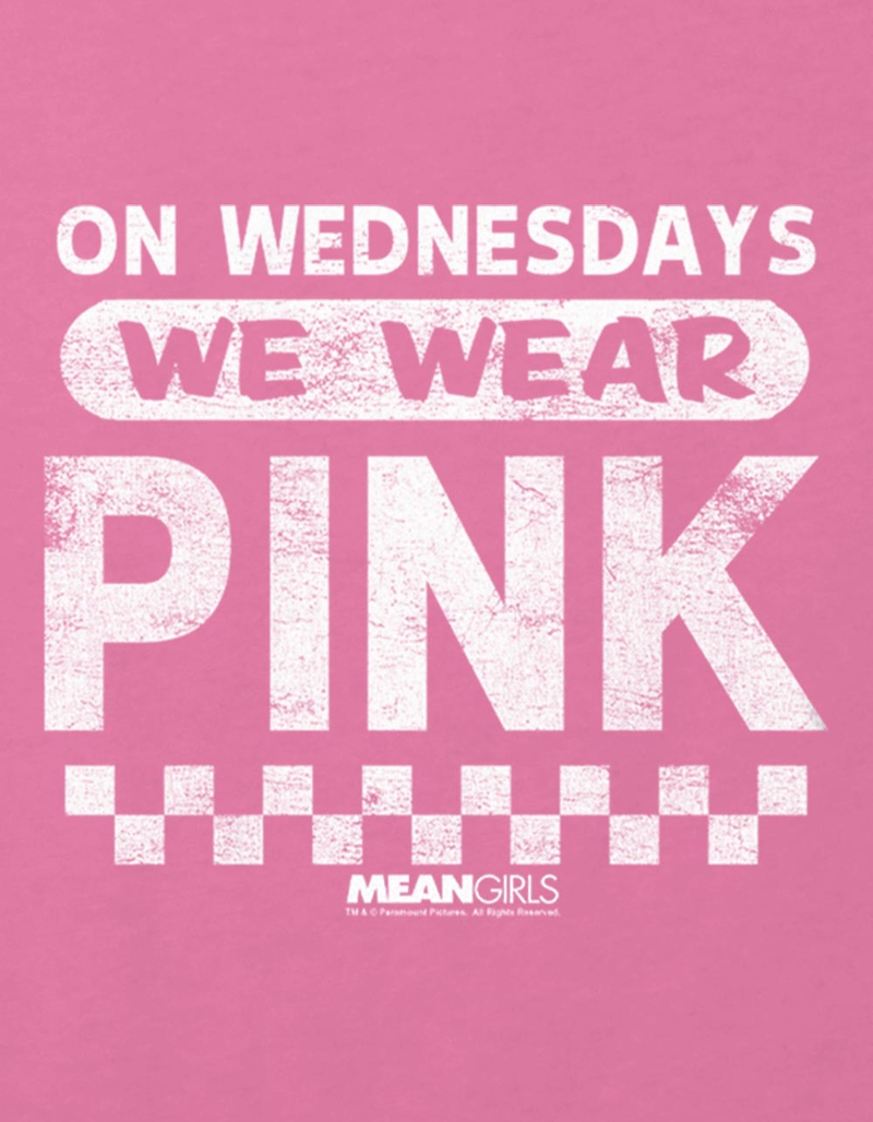 MEAN GIRLS Throwback Wednesdays Girls Crop Tee image number 1