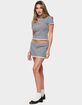 EDIKTED Paige Gingham Mini Skort image number 4