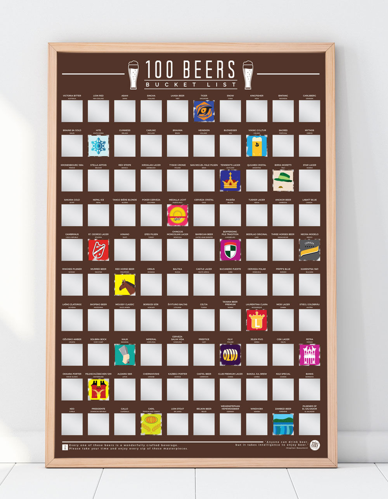 100 Beers Bucket List Poster image number 0