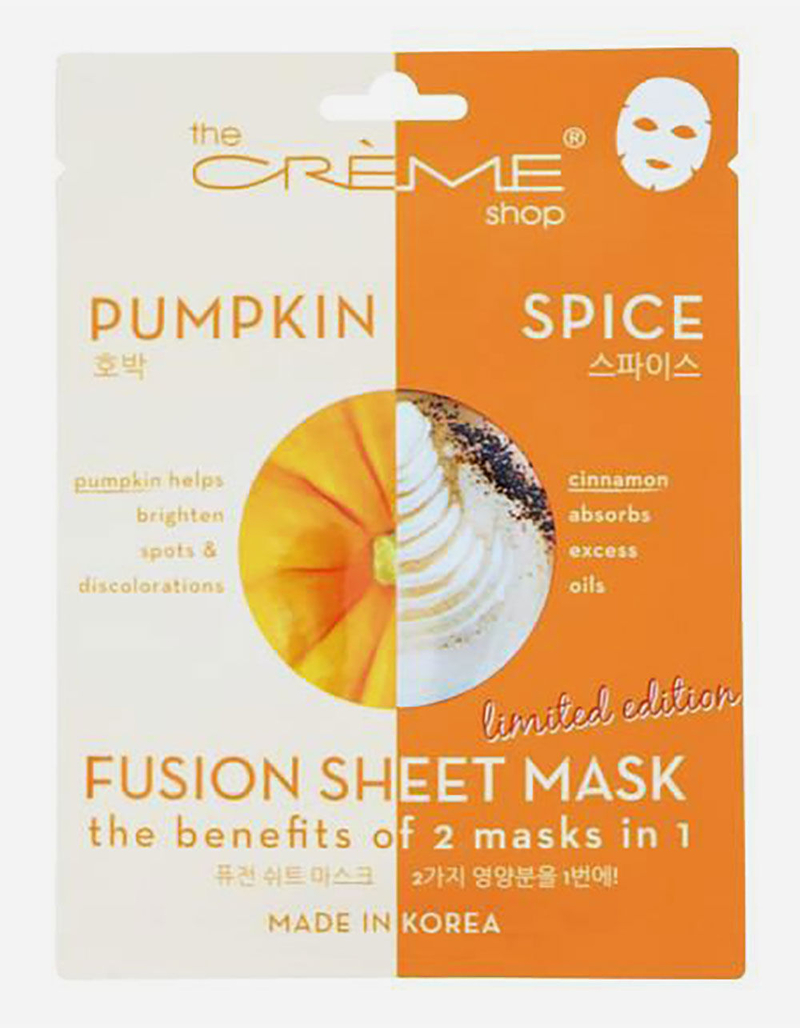 THE CREME SHOP Pumpkin Spice Fusion Sheet Mask image number 0