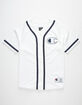 CHAMPION Mesh White Mens Baseball Jersey image number 1