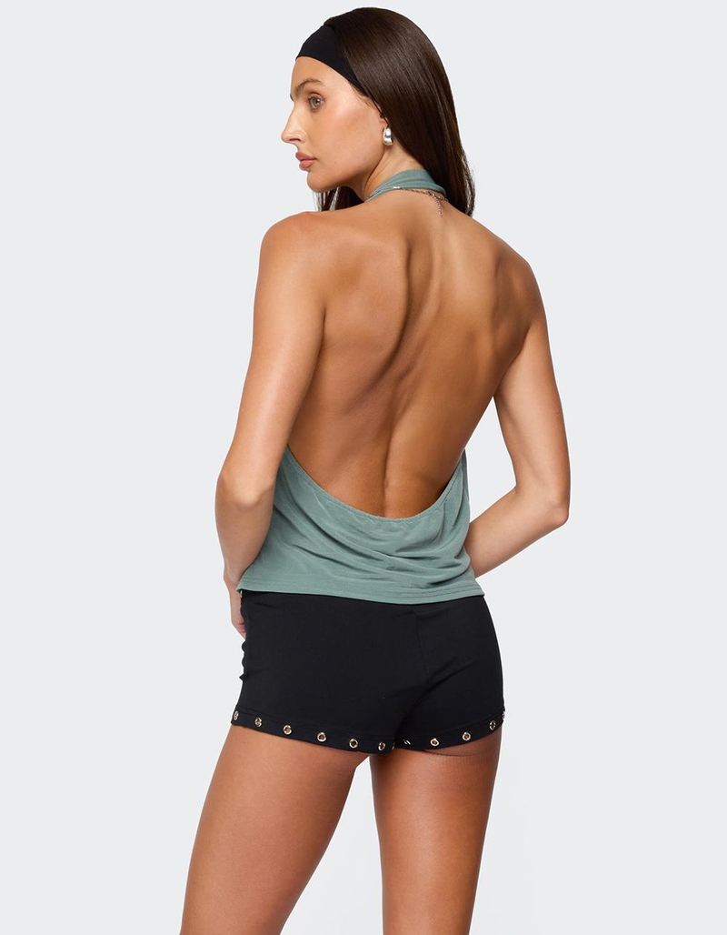 EDIKTED Rhia Cowl Neck Halter Top image number 1