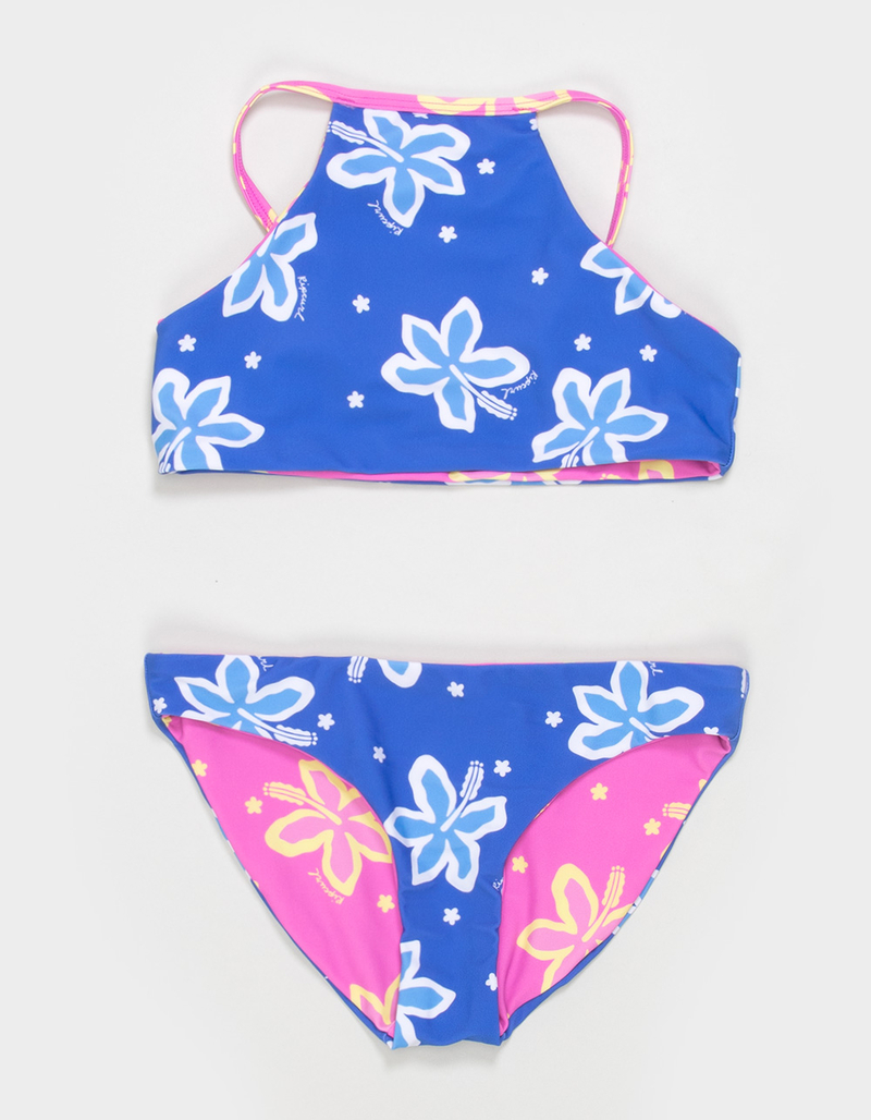 RIP CURL Tropical Dawn Girls Reversible High Neck Bikini Set image number 0