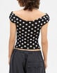BDG Urban Outfitters Fia Dot Womens Off The Shoulder Top image number 7