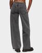 EDIKTED Tall Raelynn Washed Low Rise Baggy Jeans image number 3