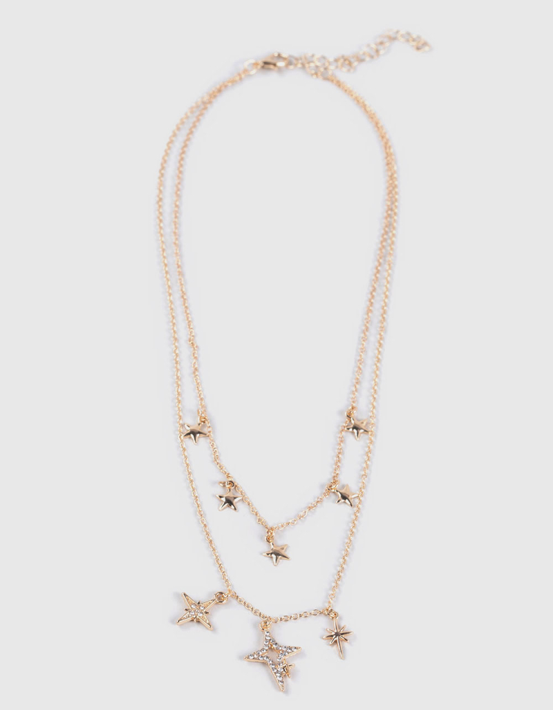 FULL TILT Star Charm Layered Necklace image number 0
