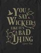 WICKED Like It's A Bad Thing Unisex Tee image number 2