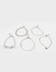 FULL TILT 5 Pack Dice & Ball Chain Bracelet Set image number 1