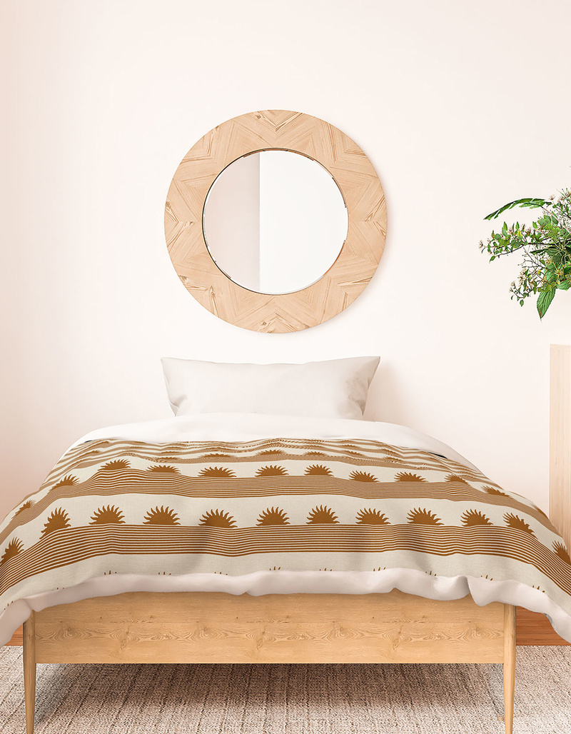 DENY DESIGNS Iveta Abolina Sunset Cider Twin XL Duvet Cover image number 3