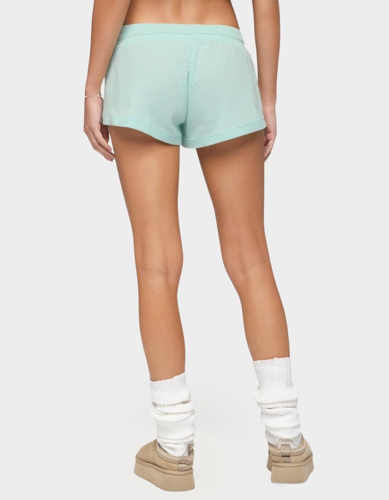 EDIKTED Baila Waffle Shorts image number 2