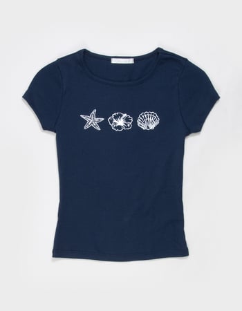 FULL TILT Beach Icon Girls Baby Tee Primary Image
