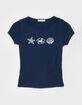 FULL TILT Beach Icon Girls Baby Tee image number 1