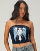 ED HARDY Cross Wings Womens Tube Top image number 1