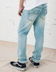 RSQ Boys Super Skinny Ripped Light Wash Jeans image number 4