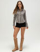 BDG Urban Outfitters Gwen Plaid Womens Button Up Shirt image number 2