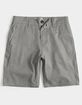RVCA Balance Hybrid Boys Gray Shorts image number 1