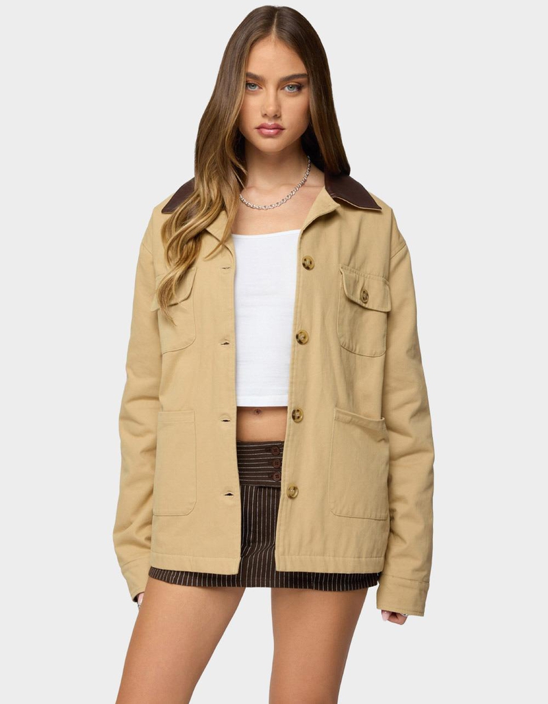 EDIKTED Harper Barn Coat image number 0