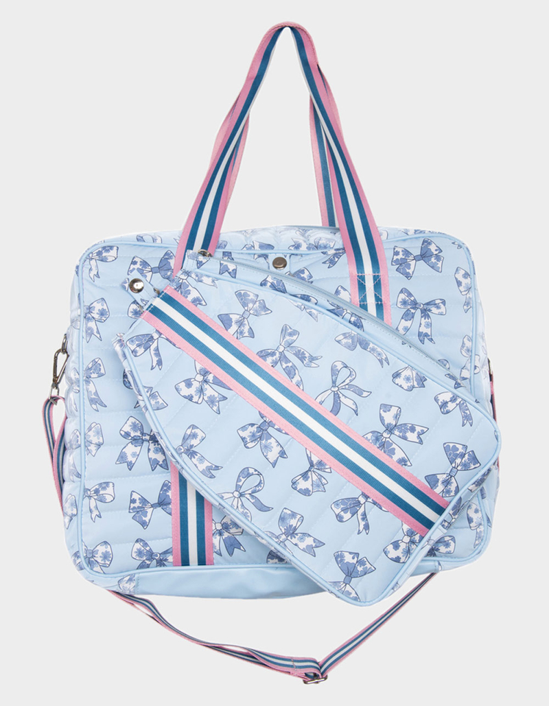 KATYDID Toile Coquette Bows Pickleball Bag image number 0