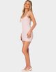 EDIKTED Finley Ribbed Mini Dress image number 2