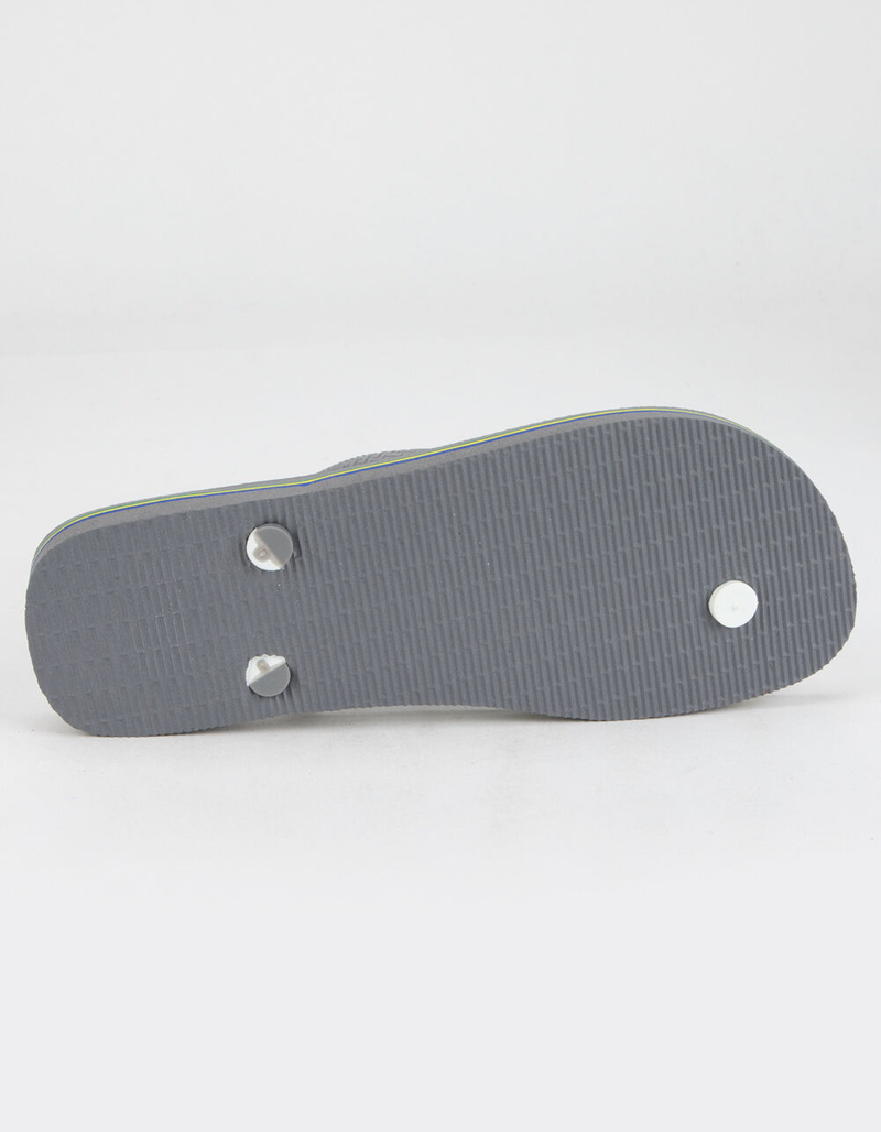 HAVAIANAS Brazil Mix Mens Gray Sandals image number 3