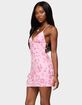 EDIKTED Ayv Sequin Floral Backless Mini Dress image number 2