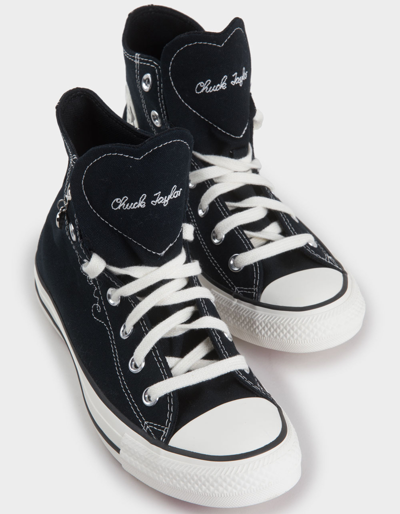 CONVERSE Chuck Taylor All Star Hearts Womens High Top Shoes image number 7