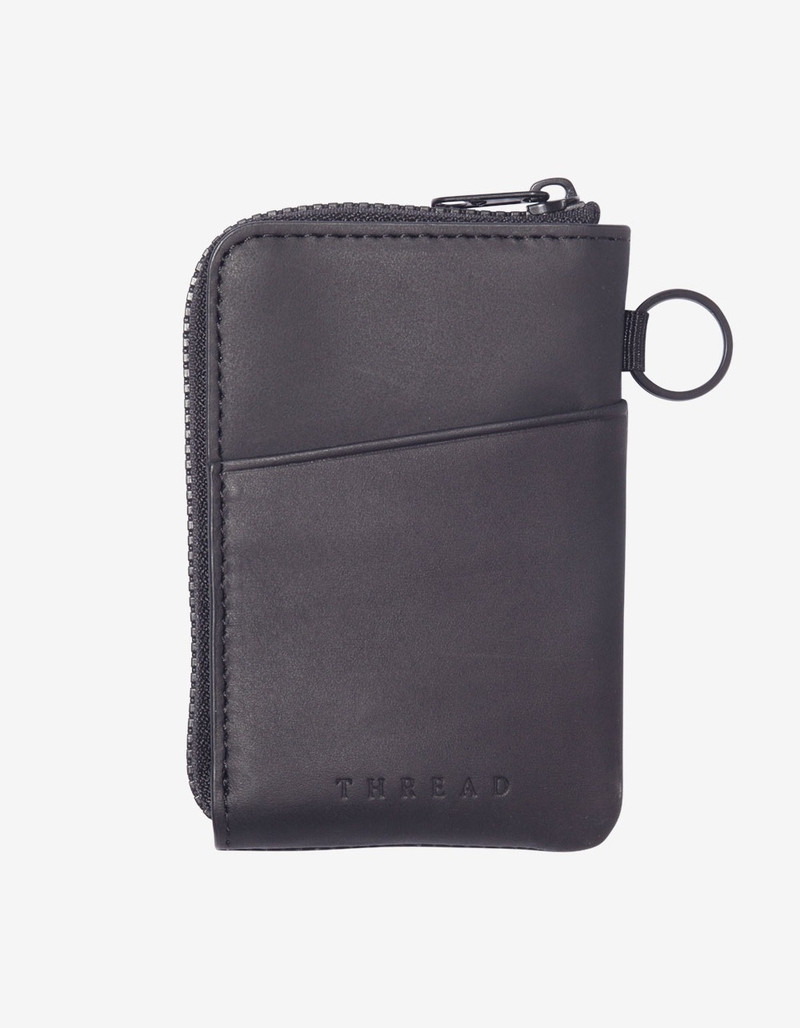 THREAD Black Zipper Wallet image number 2