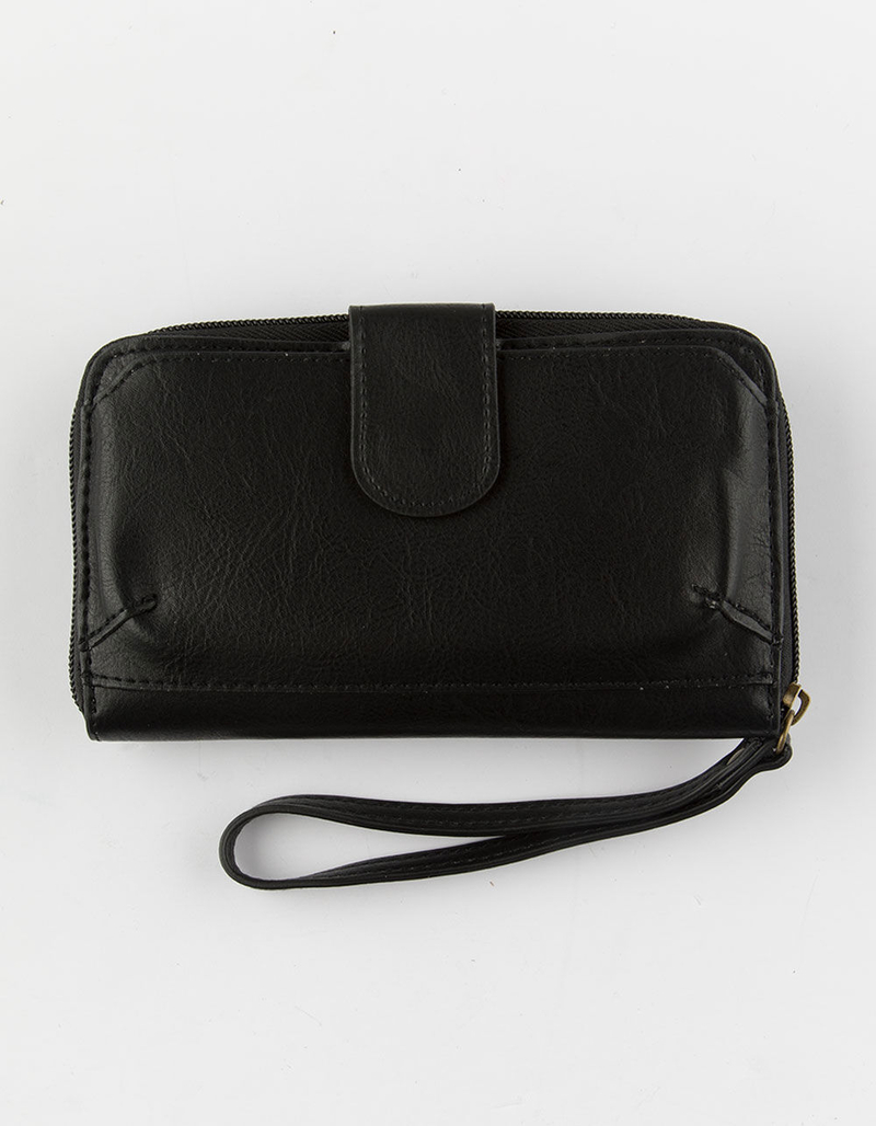 Faux Leather Wristlet Wallet image number 2