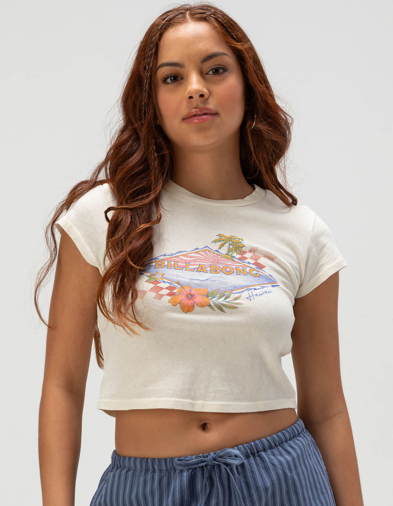 BILLABONG Surfing Womens Crop Tee image number 4