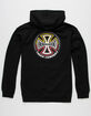 INDEPENDENT Split Cross Mens Zip Hoodie image number 1