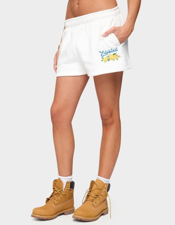 EDIKTED Squeeze The Day Sweat Shorts Alternative Image