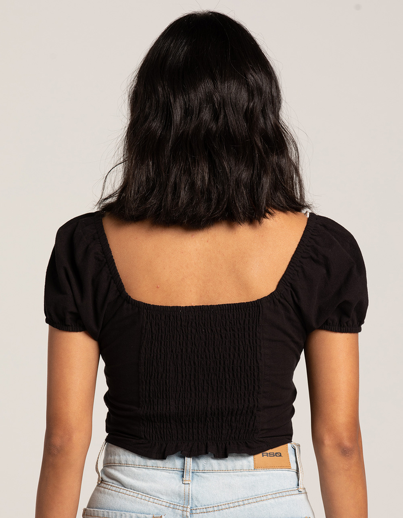 RSQ Womens Linen Corset image number 2