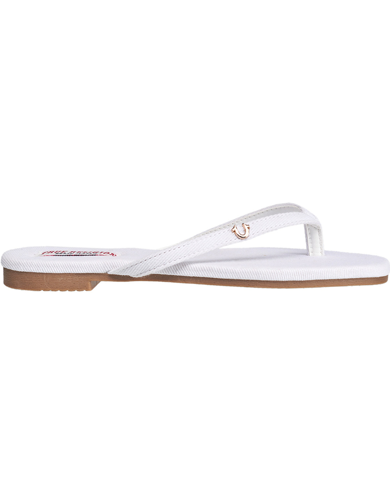 TRUE RELIGION Sexyy Thong Slip-On Womens Flip Flops image number 1