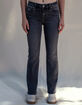 DAZE DENIM Y2K Womens Low Rise Boot Cut Jeans image number 3