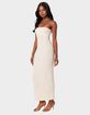 EDIKTED Lynn Ribbed Maxi Dress image number 2