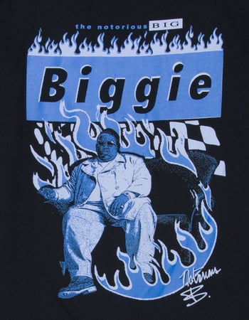 THE NOTORIOUS B.I.G. Biggie Flames Boys Tee Alternative Image