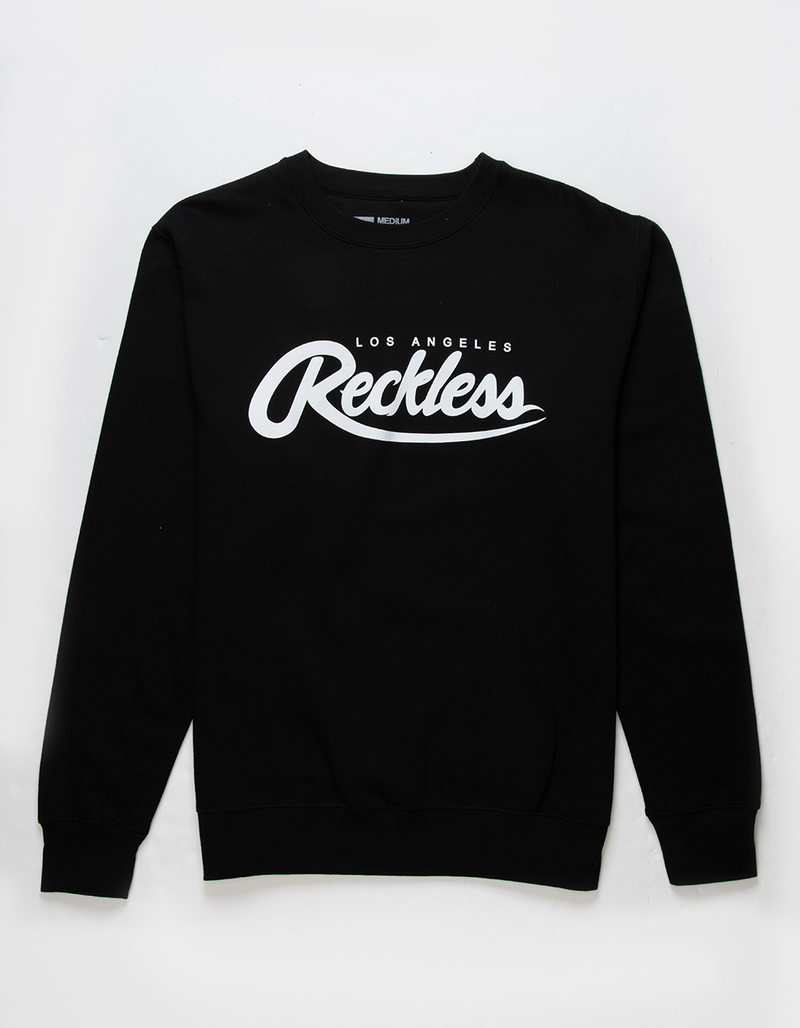 YOUNG & RECKLESS Big R Script Mens Crewneck Sweatshirt image number 0