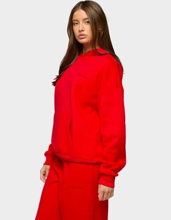 EDIKTED Basic Girl Oversized Edikted Hoodie Alternative Image